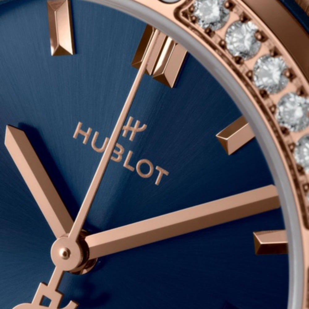 Classic Fusion King Gold Blue Diamonds